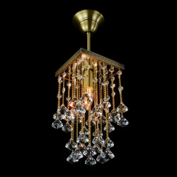 Casa Padrino Applique murale en cristal baroque de luxe Argent 20 x 20 x H. 30 cm - Somptueuse Applique murale en laiton avec cristal de Bohême - Meubles baroques - Noble & somptueux Casa Padrino Applique murale en cristal baroque de luxe Argent 20 x 20 x H. 30 cm - Somptueuse Applique murale en laiton avec cristal de Bohême - Meubles baroques - Noble & somptueux