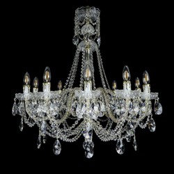 Casa Padrino Lámpara de araña de cristal barroco de lujo Oro Ø 76 x H. 78 cm - Suntuosa Lámpara de araña de latón con cristal de Bohemia - Muebles barrocos - Noble y suntuosa Casa Padrino Lámpara de araña de cristal barroco de lujo Oro Ø 76 x H. 78 cm - Suntuosa Lámpara de araña de latón con cristal de Bohemia - Muebles barrocos - Noble y suntuosa