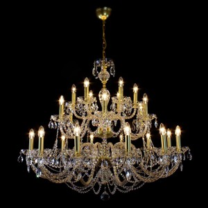 Casa Padrino Luxus Barock Kristall Kronleuchter Gold Ø 105 x H. 90 cm - Prunkvolle Messing Kronleuchter mit böhmischem Kristallglas - Barock Möbel - Edel & Prunkvoll Casa Padrino Luxus Barock Kristall Kronleuchter Gold Ø 105 x H. 90 cm - Prunkvolle Messing Kronleuchter mit böhmischem Kristallglas - Barock Möbel - Edel & Prunkvoll