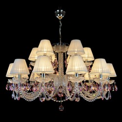 Casa Padrino Lámpara de techo de cristal barroco de lujo Plata Ø 105 x H. 56 cm - Suntuosa Lámpara de techo de latón con cristal de Bohemia - Muebles barrocos - Noble y suntuosa Casa Padrino Lámpara de techo de cristal barroco de lujo Plata Ø 105 x H. 56 cm - Suntuosa Lámpara de techo de latón con cristal de Bohemia - Muebles barrocos - Noble y suntuosa