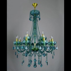 Casa Padrino Luxury Baroque Crystal Chandelier Gold Ø 80 x H. 107 cm - Magnificent Brass Chandelier with Bohemian Crystal Glass - Baroque Furniture - Noble & Magnificent Casa Padrino Luxury Baroque Crystal Chandelier Gold Ø 80 x H. 107 cm - Magnificent Brass Chandelier with Bohemian Crystal Glass - Baroque Furniture - Noble & Magnificent