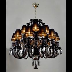 Casa Padrino Lampadario in cristallo barocco di lusso Argento Ø 90 x H. 90 cm - Sontuosa Lampadario in ottone con cristallo di Boemia - Mobili barocchi - Nobile e sontuoso Casa Padrino Lampadario in cristallo barocco di lusso Argento Ø 90 x H. 90 cm - Sontuosa Lampadario in ottone con cristallo di Boemia - Mobili barocchi - Nobile e sontuoso