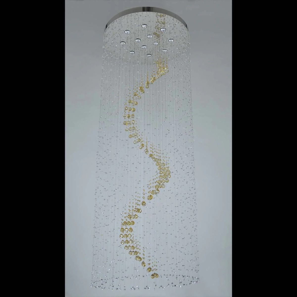 Casa Padrino Lámpara de araña de cristal de lujo Plata Ø 70 x H. 130 cm - Suntuosa Lámpara de araña de latón con cristal de Bohemia - Muebles barrocos - Noble y suntuosa Casa Padrino Lámpara de araña de cristal de lujo Plata Ø 70 x H. 130 cm - Suntuosa Lámpara de araña de latón con cristal de Bohemia - Muebles barrocos - Noble y suntuosa