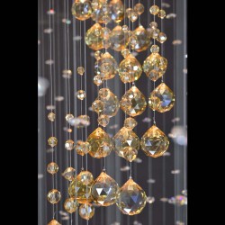 Casa Padrino Lámpara de araña de cristal de lujo Plata Ø 70 x H. 130 cm - Suntuosa Lámpara de araña de latón con cristal de Bohemia - Muebles barrocos - Noble y suntuosa Casa Padrino Lámpara de araña de cristal de lujo Plata Ø 70 x H. 130 cm - Suntuosa Lámpara de araña de latón con cristal de Bohemia - Muebles barrocos - Noble y suntuosa