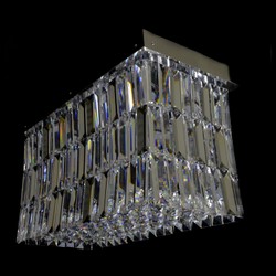 Casa Padrino Applique murale en cristal baroque de luxe Argent 60 x 30 x H. 35 cm - Somptueuse Applique murale en laiton avec cristal de Bohême - Meubles baroques - Noble & somptueux Casa Padrino Applique murale en cristal baroque de luxe Argent 60 x 30 x H. 35 cm - Somptueuse Applique murale en laiton avec cristal de Bohême - Meubles baroques - Noble & somptueux