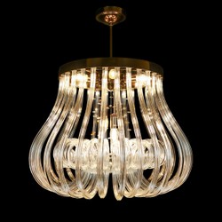 Casa Padrino Lámpara de araña de cristal de lujo Oro Ø 60 x H. 50 cm - Suntuosa Lámpara de araña de latón con cristal de Bohemia - Muebles barrocos - Noble y suntuosa Casa Padrino Lámpara de araña de cristal de lujo Oro Ø 60 x H. 50 cm - Suntuosa Lámpara de araña de latón con cristal de Bohemia - Muebles barrocos - Noble y suntuosa