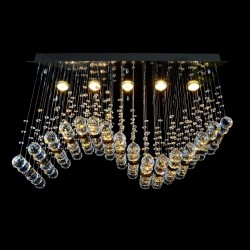Casa Padrino Applique murale en cristal baroque de luxe Argent 75 x 30 x H. 47 cm - Somptueuse Applique murale en laiton avec cristal de Bohême - Meubles baroques - Noble & somptueux Casa Padrino Applique murale en cristal baroque de luxe Argent 75 x 30 x H. 47 cm - Somptueuse Applique murale en laiton avec cristal de Bohême - Meubles baroques - Noble & somptueux