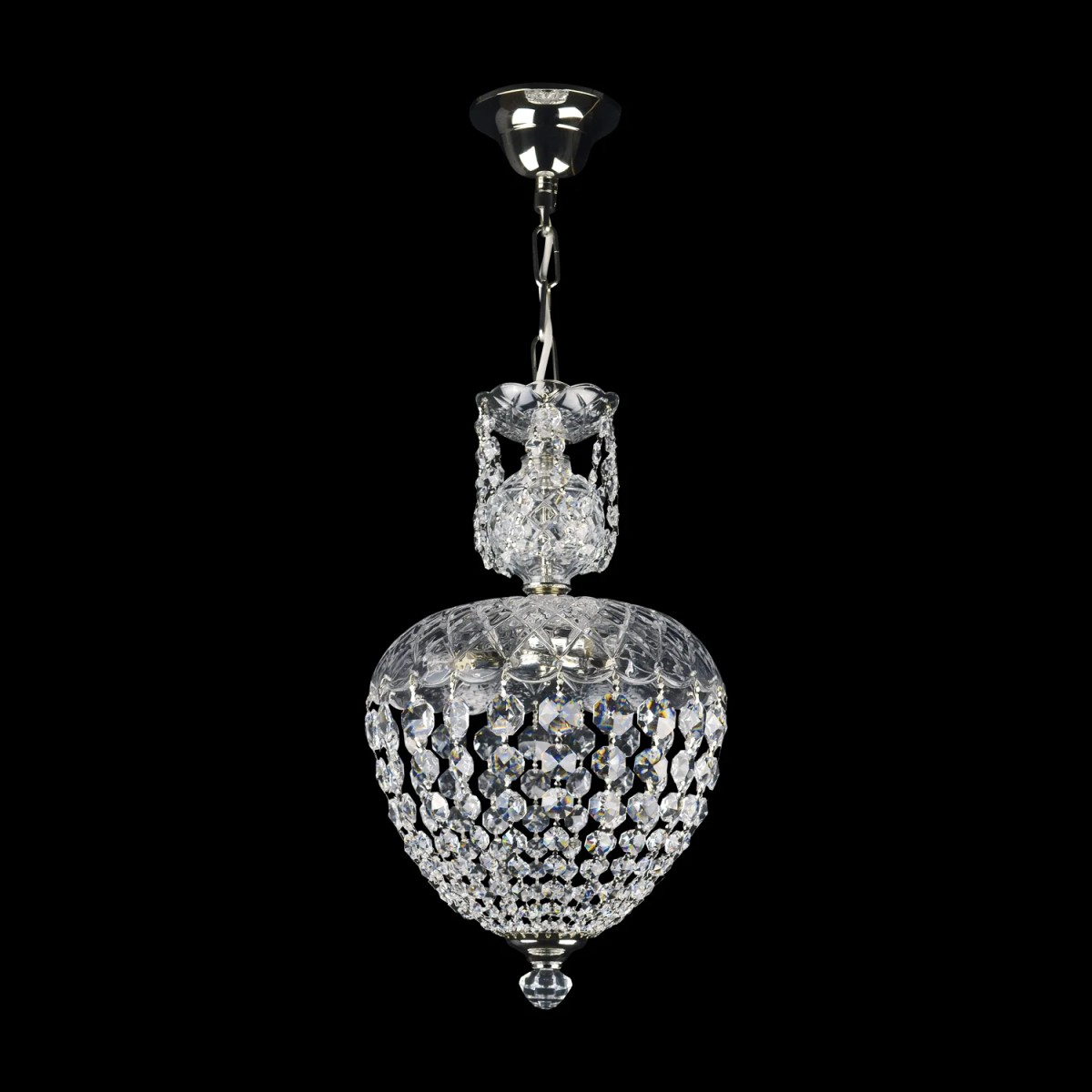 Casa Padrino Lámpara colgante de cristal de lujo Oro Ø 25 x H. 41 cm - Suntuosa Lámpara colgante de latón con cristal de Bohemia - Muebles barrocos - Noble y suntuosa Casa Padrino Lámpara colgante de cristal de lujo Oro Ø 25 x H. 41 cm - Suntuosa Lámpara colgante de latón con cristal de Bohemia - Muebles barrocos - Noble y suntuosa