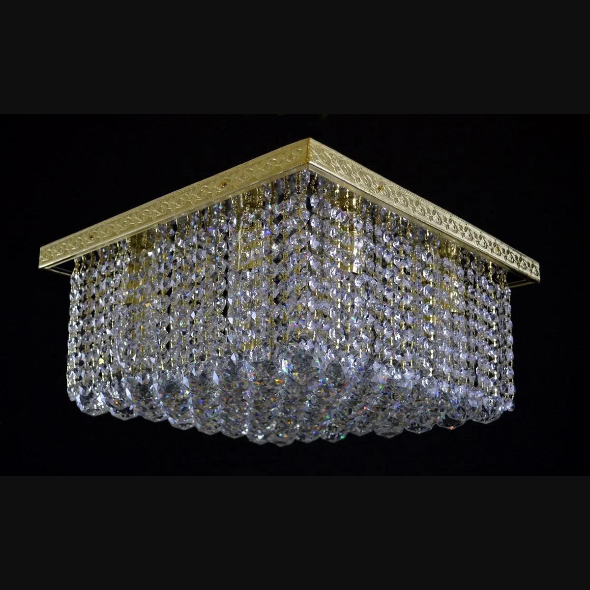 Casa Padrino Applique murale en cristal baroque de luxe Or 40 x 40 x H. 33 cm - Somptueuse Applique murale en laiton avec cristal de Bohême - Meubles baroques - Noble & somptueux Casa Padrino Applique murale en cristal baroque de luxe Or 40 x 40 x H. 33 cm - Somptueuse Applique murale en laiton avec cristal de Bohême - Meubles baroques - Noble & somptueux