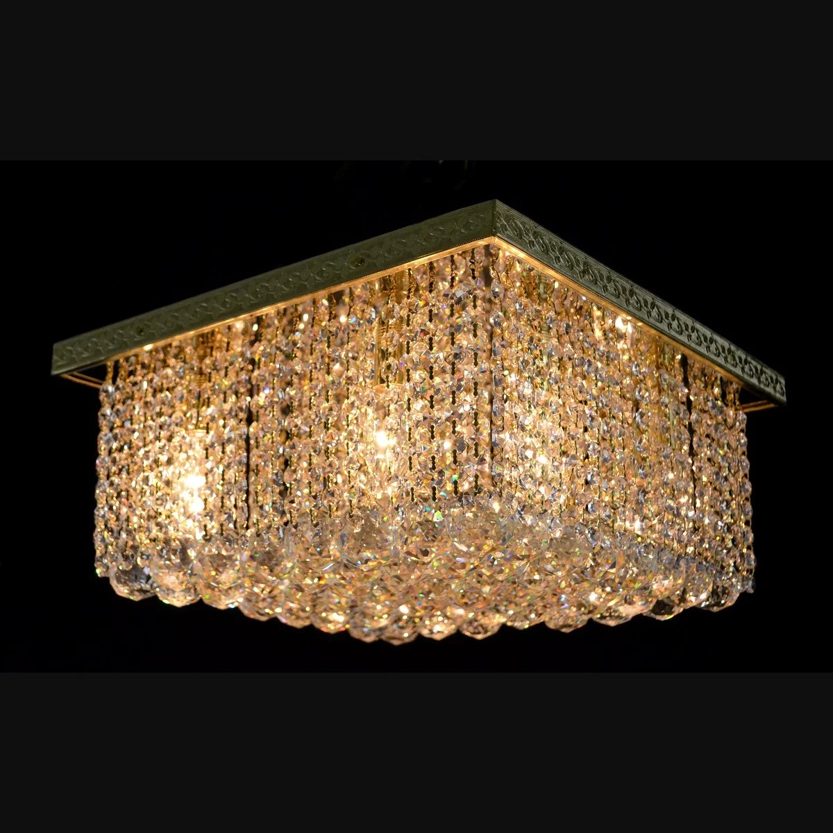 Casa Padrino Applique murale en cristal baroque de luxe Or 40 x 40 x H. 33 cm - Somptueuse Applique murale en laiton avec cristal de Bohême - Meubles baroques - Noble & somptueux Casa Padrino Applique murale en cristal baroque de luxe Or 40 x 40 x H. 33 cm - Somptueuse Applique murale en laiton avec cristal de Bohême - Meubles baroques - Noble & somptueux
