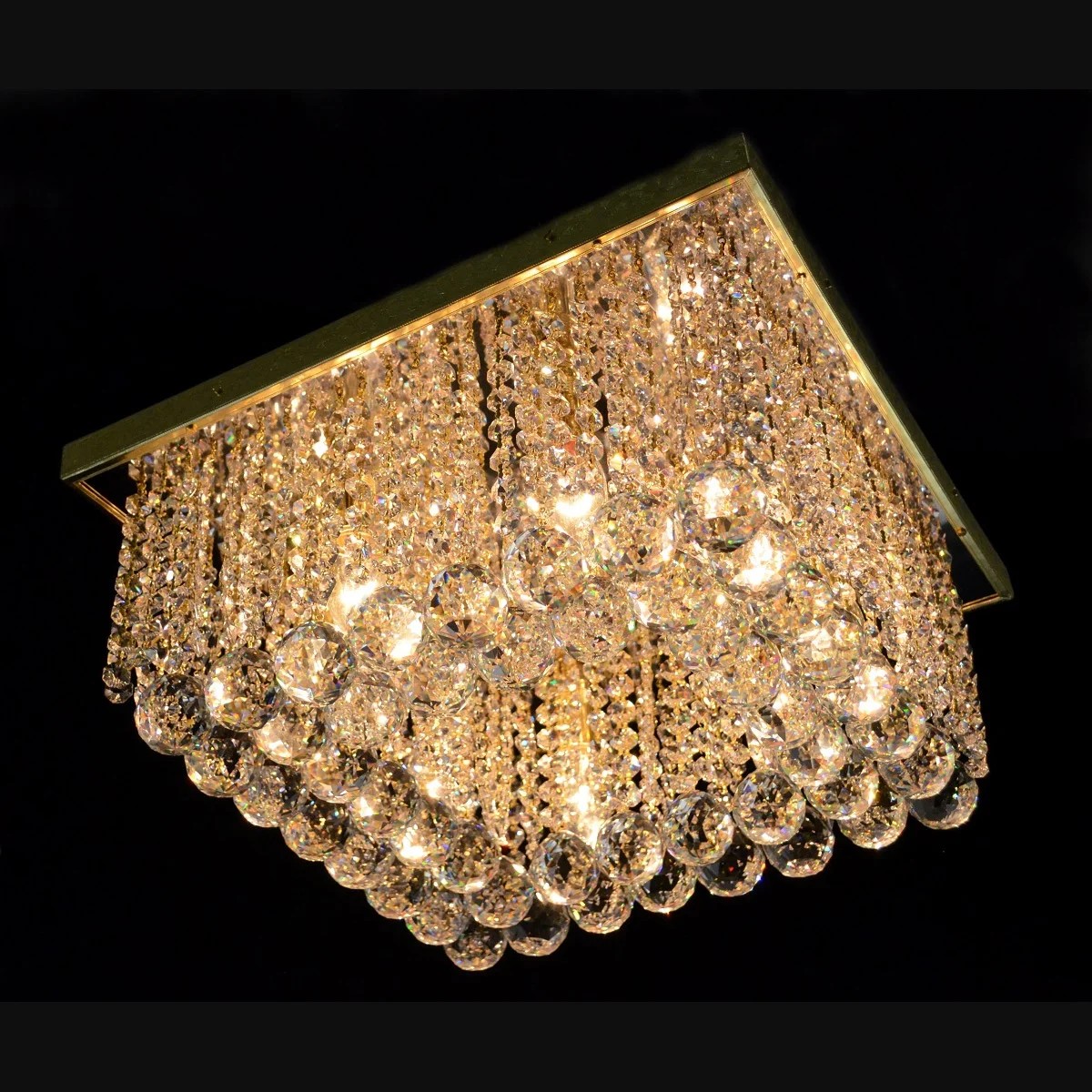 Casa Padrino Applique murale en cristal baroque de luxe Or 40 x 40 x H. 33 cm - Somptueuse Applique murale en laiton avec cristal de Bohême - Meubles baroques - Noble & somptueux Casa Padrino Applique murale en cristal baroque de luxe Or 40 x 40 x H. 33 cm - Somptueuse Applique murale en laiton avec cristal de Bohême - Meubles baroques - Noble & somptueux