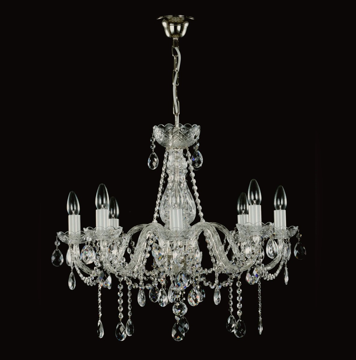 Casa Padrino Lámpara de araña de cristal barroco de lujo Oro Ø 67 x H. 56 cm - Suntuosa Lámpara de araña de latón con cristal de Bohemia - Muebles barrocos - Noble y suntuosa Casa Padrino Lámpara de araña de cristal barroco de lujo Oro Ø 67 x H. 56 cm - Suntuosa Lámpara de araña de latón con cristal de Bohemia - Muebles barrocos - Noble y suntuosa