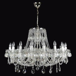 Casa Padrino Lámpara de araña de cristal barroco de lujo Oro Ø 90 x H. 60 cm - Suntuosa Lámpara de araña de latón con cristal de Bohemia - Muebles barrocos - Noble y suntuosa Casa Padrino Lámpara de araña de cristal barroco de lujo Oro Ø 90 x H. 60 cm - Suntuosa Lámpara de araña de latón con cristal de Bohemia - Muebles barrocos - Noble y suntuosa
