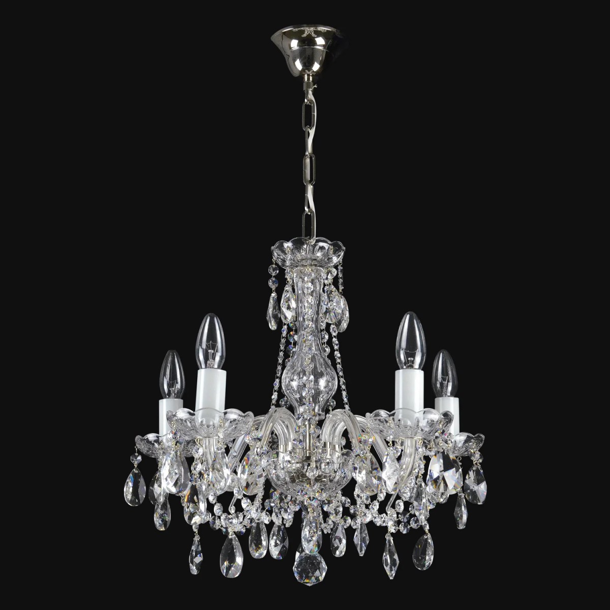 Casa Padrino Lámpara de araña de cristal barroco de lujo Oro Ø 46 x H. 44 cm - Suntuosa Lámpara de araña de latón con cristal de Bohemia - Muebles barrocos - Noble y suntuosa Casa Padrino Lámpara de araña de cristal barroco de lujo Oro Ø 46 x H. 44 cm - Suntuosa Lámpara de araña de latón con cristal de Bohemia - Muebles barrocos - Noble y suntuosa