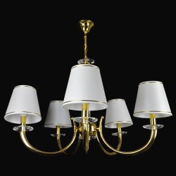 Casa Padrino Luxus Barock Kristall Kronleuchter Gold Ø 84 x H. 60 cm - Prunkvolle Messing Kronleuchter mit böhmischem Kristallglas - Barock Möbel - Edel & Prunkvoll Casa Padrino Luxus Barock Kristall Kronleuchter Gold Ø 84 x H. 60 cm - Prunkvolle Messing Kronleuchter mit böhmischem Kristallglas - Barock Möbel - Edel & Prunkvoll