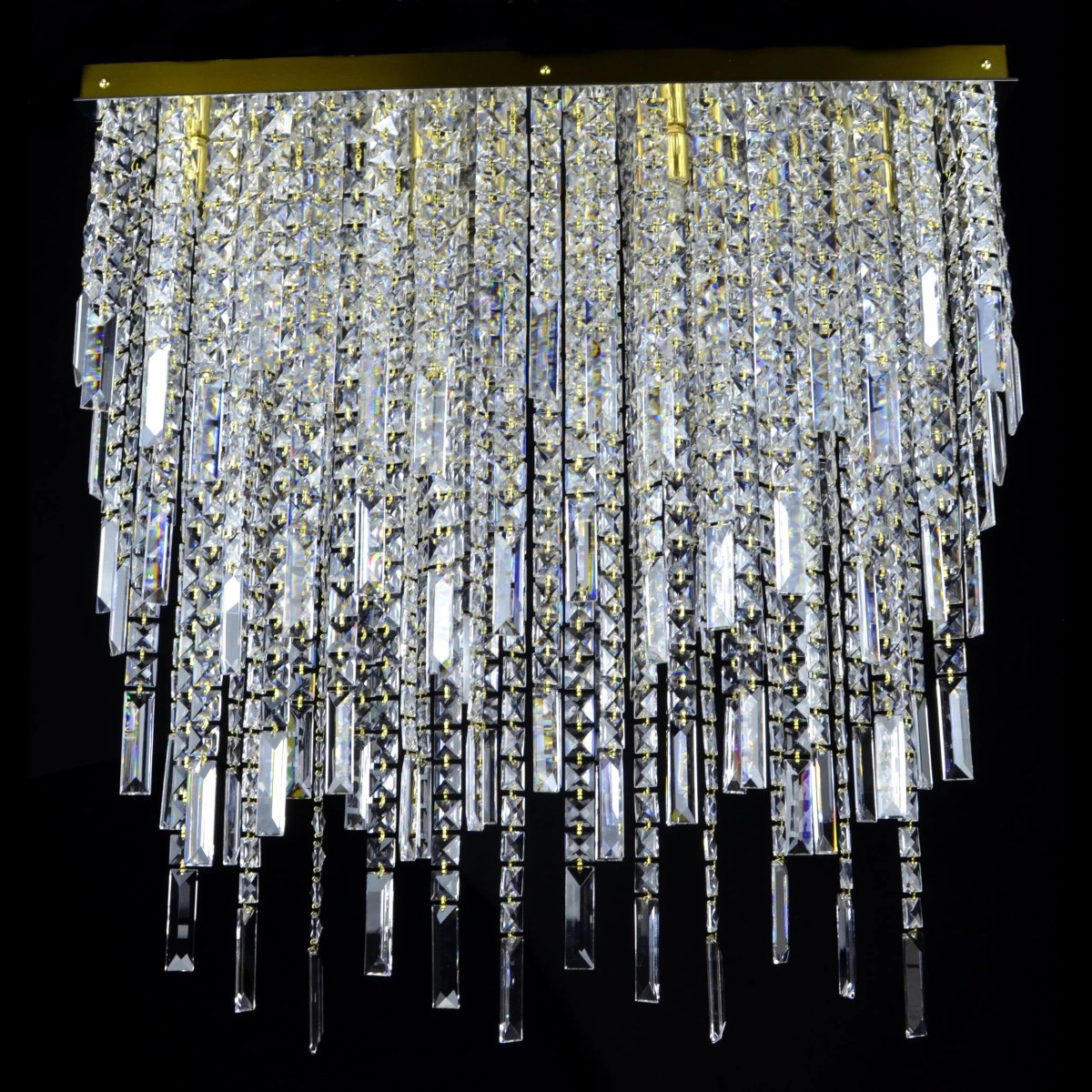 Casa Padrino Luxury Baroque Crystal Wall Lamp Silver 50 x 50 x H. 40 cm - Magnificent Brass Wall Lamp with Bohemian Crystal Glass - Baroque Furniture - Noble & Magnificent Casa Padrino Luxury Baroque Crystal Wall Lamp Silver 50 x 50 x H. 40 cm - Magnificent Brass Wall Lamp with Bohemian Crystal Glass - Baroque Furniture - Noble & Magnificent