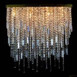 Casa Padrino Luxury Baroque Crystal Wall Lamp Silver 50 x 50 x H. 40 cm - Magnificent Brass Wall Lamp with Bohemian Crystal Glass - Baroque Furniture - Noble & Magnificent Casa Padrino Luxury Baroque Crystal Wall Lamp Silver 50 x 50 x H. 40 cm - Magnificent Brass Wall Lamp with Bohemian Crystal Glass - Baroque Furniture - Noble & Magnificent