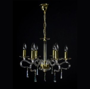 Casa Padrino Luxury Crystal Ceiling Lamp Gold Ø 49 x H. 42 cm - Magnificent Brass Ceiling Lamp with Bohemian Crystal Glass - Baroque Furniture - Noble & Magnificent Casa Padrino Luxury Crystal Ceiling Lamp Gold Ø 49 x H. 42 cm - Magnificent Brass Ceiling Lamp with Bohemian Crystal Glass - Baroque Furniture - Noble & Magnificent