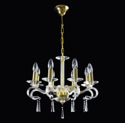 Casa Padrino Lámpara de techo de cristal de lujo Oro Ø 50 x H. 42 cm - Suntuosa Lámpara de techo de latón con cristal de Bohemia - Muebles barrocos - Noble y suntuosa Casa Padrino Lámpara de techo de cristal de lujo Oro Ø 50 x H. 42 cm - Suntuosa Lámpara de techo de latón con cristal de Bohemia - Muebles barrocos - Noble y suntuosa
