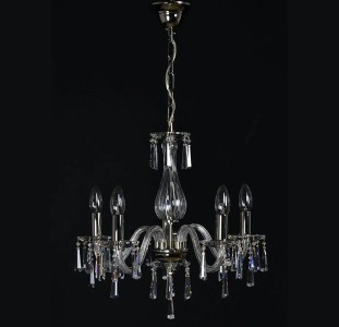 Casa Padrino Luxury Baroque Crystal Chandelier Gold Ø 46 x H. 45 cm - Magnificent Brass Chandelier with Bohemian Crystal Glass - Baroque Furniture - Noble & Magnificent Casa Padrino Luxury Baroque Crystal Chandelier Gold Ø 46 x H. 45 cm - Magnificent Brass Chandelier with Bohemian Crystal Glass - Baroque Furniture - Noble & Magnificent