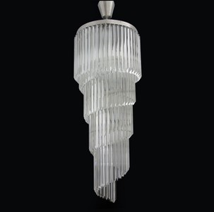 Casa Padrino Luxury Crystal Chandelier Gold Ø 50 x H. 130 cm - Magnificent Brass Chandelier with Bohemian Crystal Glass - Baroque Furniture - Noble & Magnificent Casa Padrino Luxury Crystal Chandelier Gold Ø 50 x H. 130 cm - Magnificent Brass Chandelier with Bohemian Crystal Glass - Baroque Furniture - Noble & Magnificent