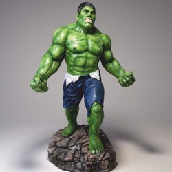 Casa Padrino Escultura Decorativa XXL Verde / Azul / Gris Al. 230 cm - Figura Gigante de Jardín - Figura de Dibujos Animados XXL Casa Padrino Escultura Decorativa XXL Verde / Azul / Gris Al. 230 cm - Figura Gigante de Jardín - Figura de Dibujos Animados XXL