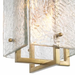Casa Padrino lámpara colgante de lujo latón vintage Al. 54,5 cm - Iluminación de lujo