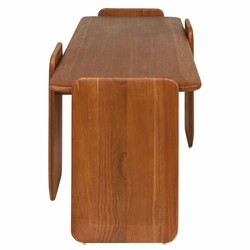 Luxus Massivholz Couchtisch Wohnzimmertisch Bernstein
