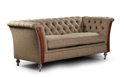 Casa Padrino luxury Chesterfield armchair Melton 100 x 87 x H. 77 cm - Elegant living room armchair with genuine leather - Chesterfield living room furniture Casa Padrino luxury Chesterfield armchair Melton 100 x 87 x H. 77 cm - Elegant living room armchair with genuine leather - Chesterfield living room furniture