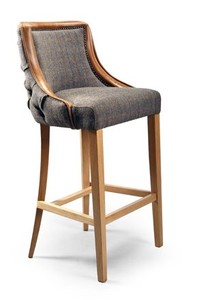 Casa Padrino Luxus Chesterfield Barhocker Duke Barstool Viscount 65 x 62 x H. 100 cm - Eleganter Wohnzimmer Barhocker mit Echtleder - Chesterfield Wohnzimmer Möbel