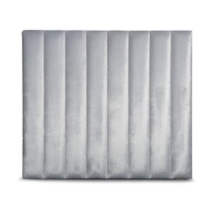Casa Padrino Luxus Samt Bett-Kopfteil Silber 200 x H. 140 cm - Luxus Hotel & Schlafzimmer Möbel Casa Padrino Luxus Samt Bett-Kopfteil Silber 200 x H. 140 cm - Luxus Hotel & Schlafzimmer Möbel