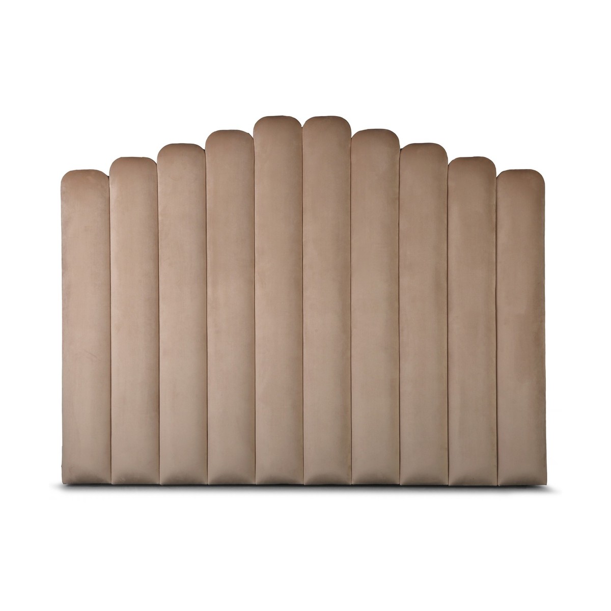 Casa Padrino Luxus Samt Bett-Kopfteil Camel 200 x H. 140 cm - Luxus Hotel & Schlafzimmer Möbel Casa Padrino Luxus Samt Bett-Kopfteil Camel 200 x H. 140 cm - Luxus Hotel & Schlafzimmer Möbel