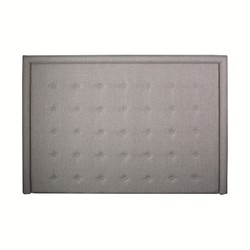 Casa Padrino Luxus Bett-Kopfteil Taupe 200 x H. 140 cm - Luxus Hotel & Schlafzimmer Möbel Casa Padrino Luxus Bett-Kopfteil Taupe 200 x H. 140 cm - Luxus Hotel & Schlafzimmer Möbel