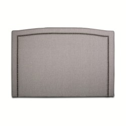 Casa Padrino Luxus Bett-Kopfteil Steingrau 200 x H. 140 cm - Luxus Hotel & Schlafzimmer Möbel Casa Padrino Luxus Bett-Kopfteil Steingrau 200 x H. 140 cm - Luxus Hotel & Schlafzimmer Möbel