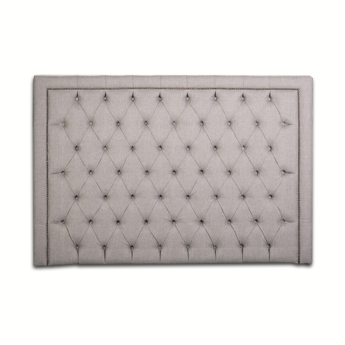 Casa Padrino Testiera di Lusso Grigio Perla 200 x A. 140 cm - Mobili di Lusso per Hotel e Camera da Letto Casa Padrino Testiera di Lusso Grigio Perla 200 x A. 140 cm - Mobili di Lusso per Hotel e Camera da Letto