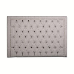 Casa Padrino Luxus Bett-Kopfteil Perlgrau 200 x H. 140 cm - Luxus Hotel & Schlafzimmer Möbel Casa Padrino Luxus Bett-Kopfteil Perlgrau 200 x H. 140 cm - Luxus Hotel & Schlafzimmer Möbel