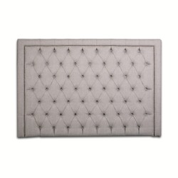 Casa Padrino Testiera di Lusso Grigio Perla 200 x A. 140 cm - Mobili di Lusso per Hotel e Camera da Letto Casa Padrino Testiera di Lusso Grigio Perla 200 x A. 140 cm - Mobili di Lusso per Hotel e Camera da Letto