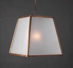 Casa Padrino Lámpara colgante Farol de lujo Latón bruñido An. 60 x Al. 60 cm - Farol artesanal de latón - Colección de lujo - Noble y suntuoso Casa Padrino Lámpara colgante Farol de lujo Latón bruñido An. 60 x Al. 60 cm - Farol artesanal de latón - Colección de lujo - Noble y suntuoso