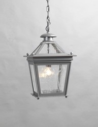 Casa Padrino Lampada a sospensione Lanterna Luxury da esterno Grigio L. 31 x H. 44 cm - Lanterna artigianale in ferro battuto - Collezione Luxury - Nobile & sontuoso Casa Padrino Lampada a sospensione Lanterna Luxury da esterno Grigio L. 31 x H. 44 cm - Lanterna artigianale in ferro battuto - Collezione Luxury - Nobile & sontuoso