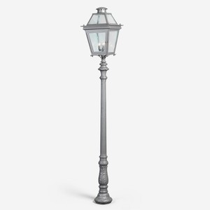 Casa Padrino Luxury Outdoor Lantern Grey H. 58 cm Casa Padrino Luxury Outdoor Lantern Grey H. 58 cm
