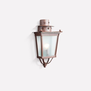 Casa Padrino Luxus Außen Laterne Rostbraun B. 31 x H. 53 cm
