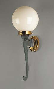 Casa Padrino Luxury Outdoor Lantern Polished Brass Ø 20 x H. 55 cm