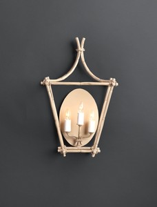Casa Padrino Luxus Laterne Elfenbein B. 40 x T. 20 x H. 64 cm