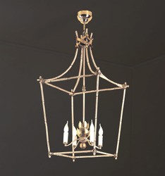 Casa Padrino Suspension Lanterne de luxe Ivoire Ø 55 x H. 100 cm - Lanterne artisanale en fer forgé - Collection de luxe - Noble & somptueux Casa Padrino Suspension Lanterne de luxe Ivoire Ø 55 x H. 100 cm - Lanterne artisanale en fer forgé - Collection de luxe - Noble & somptueux