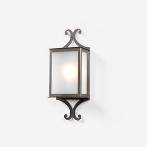 Casa Padrino Luxus Außen Laterne Grau B. 20 x H. 50 cm