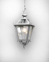 Casa Padrino Luxury Outdoor Pendant Lamp Lantern Grey W. 29 x H. 54 cm
