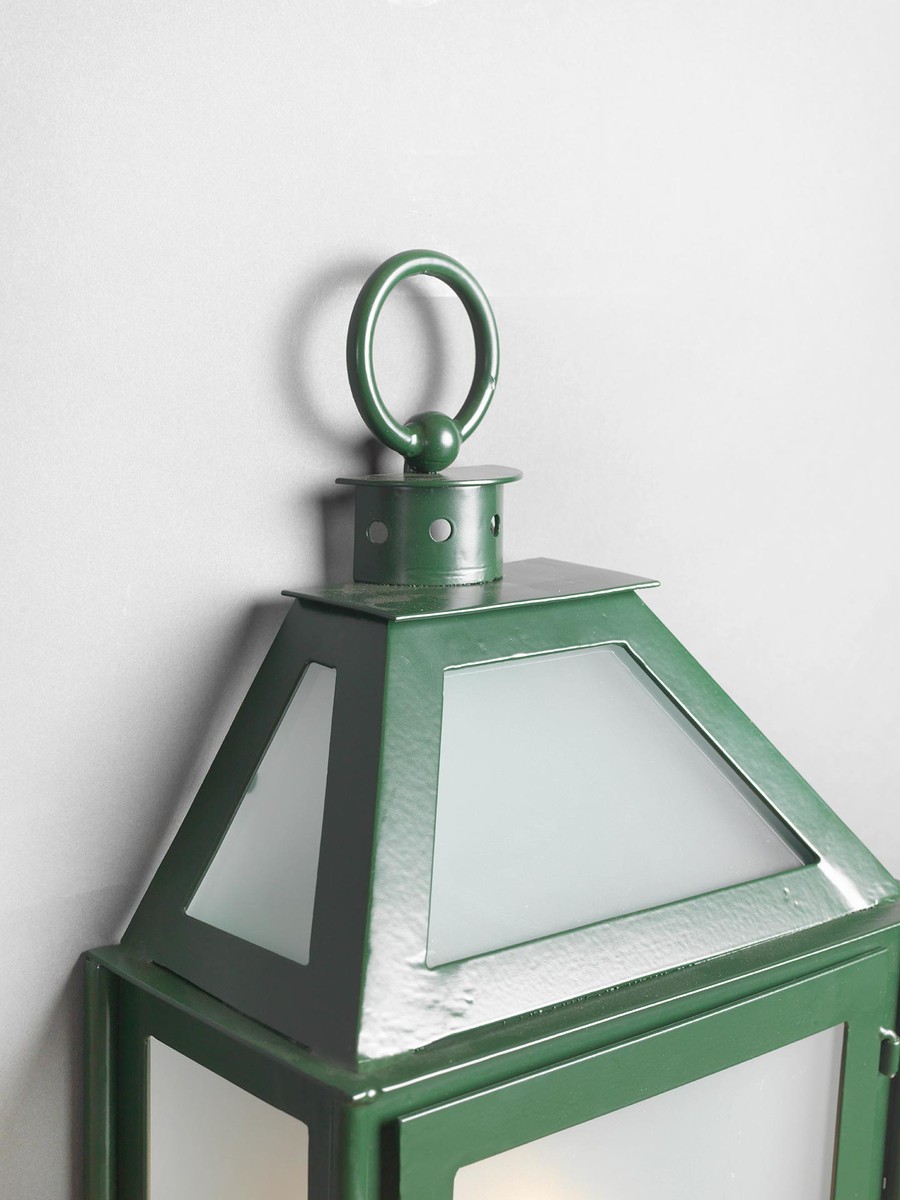 Casa Padrino Farol de lujo de exterior Verde An. 33 x Al. 69.5 cm - Farol artesanal de hierro forjado - Colección de lujo - Noble y suntuoso Casa Padrino Farol de lujo de exterior Verde An. 33 x Al. 69.5 cm - Farol artesanal de hierro forjado - Colección de lujo - Noble y suntuoso