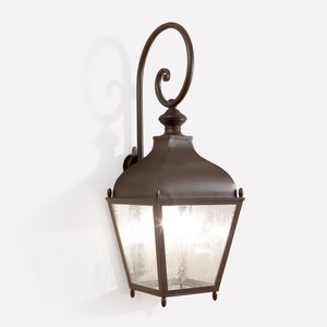 Casa Padrino Luxus Außen Laterne Gold T. 53 x H. 107 cm