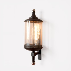 Casa Padrino Farol de lujo de exterior Gris Pr. 40 x Al. 80 cm - Farol artesanal de hierro forjado - Colección de lujo - Noble y suntuoso Casa Padrino Farol de lujo de exterior Gris Pr. 40 x Al. 80 cm - Farol artesanal de hierro forjado - Colección de lujo - Noble y suntuoso