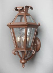 Casa Padrino Luxus Außen Laterne Rostbraun B. 56 x H. 150 cm